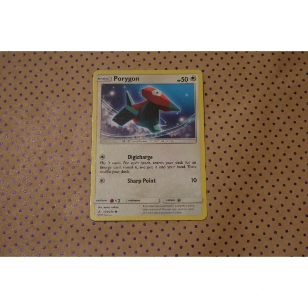 Porygon 154/214 Pokemon Card (2019)